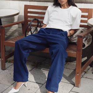 AMERICA DENIM TROUSERS DARK BLUE