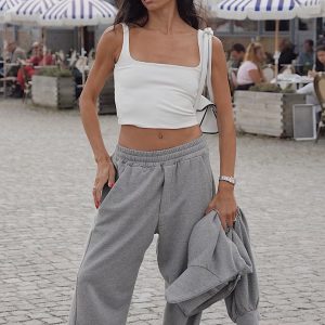 ZEN TRACKPANTS GREY MELANGE WOMEN/MEN