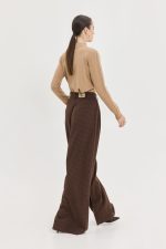 Martha Pants (Brown Plaid) - Image 2