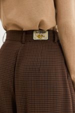 Martha Pants (Brown Plaid) - Image 3