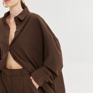 Phoenix Shirt (Brown Plaid)