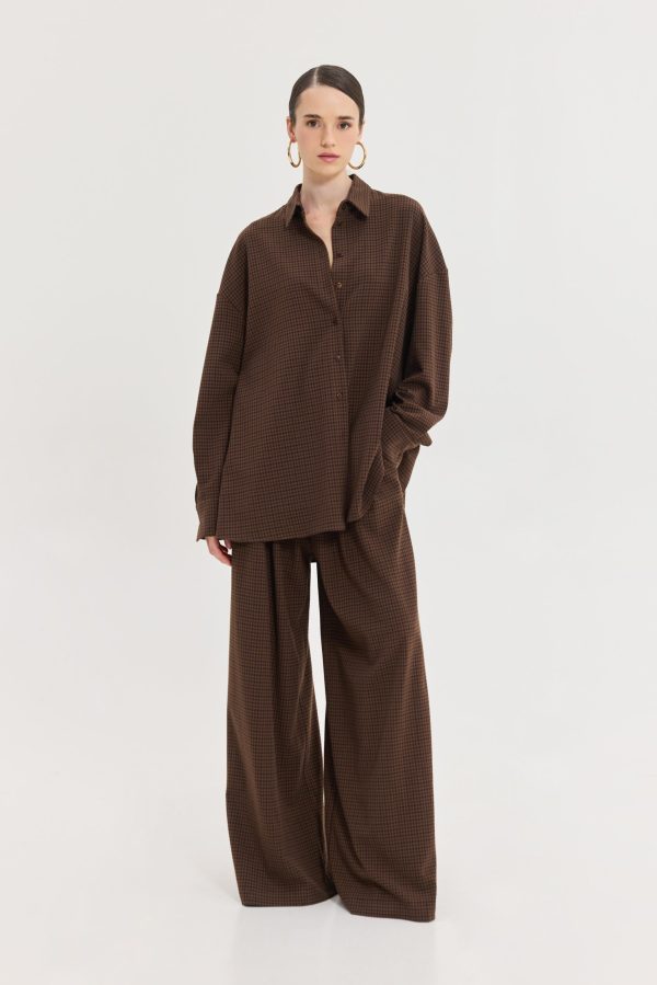 Phoenix Shirt (Brown Plaid) - Image 2