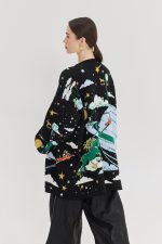 Old Fashioned Cardigan (Black) - Image 3