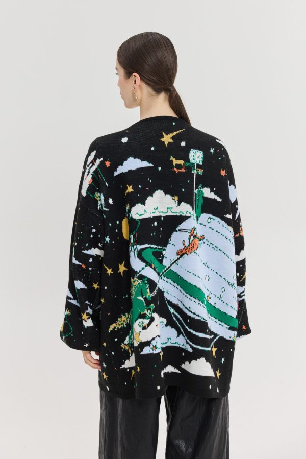 Old Fashioned Cardigan (Black) - Image 1