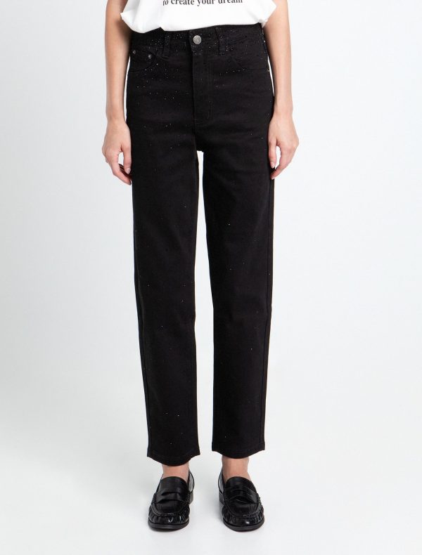 Mom's fit τζιν με strass - Image 1