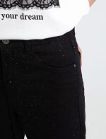Mom's fit τζιν με strass - Image 3