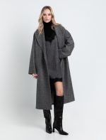 Oversized παλτό με πέτο
