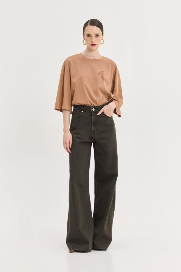 Salem Denim Pants (Khaki) - Image 1