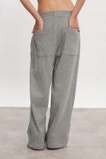 ZEN TRACKPANTS GREY MELANGE WOMEN/MEN - Image 4
